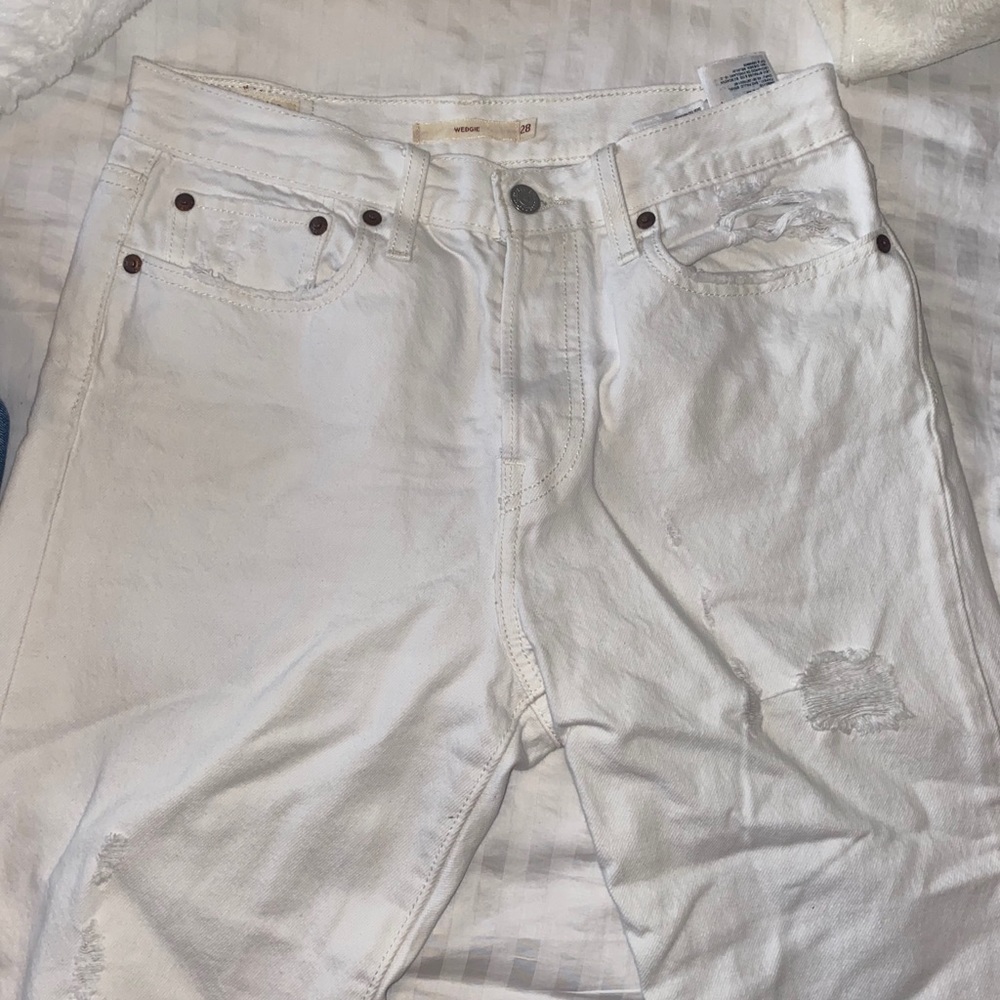 White Levi Jeans